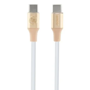 Guess Ebossed Logo USB-C / USB-C Cable 1.5m Fast Charging - Gold