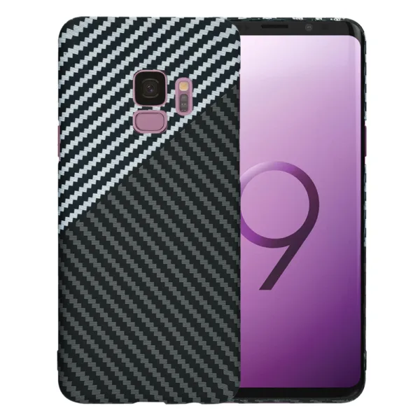 Techsuit - Carbonite FiberShell - Samsung Galaxy S9 - Stealth Gray