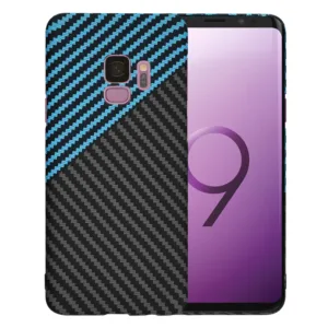 Techsuit - Carbonite FiberShell - Samsung Galaxy S9 - Blue Pulse