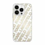 Karl Lagerfeld IML Fullover Logo case for iPhone 15 / 14 / 13 - gold