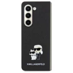 Karl Lagerfeld Saffiano Karl&Choupette Pin case for Samsung Galaxy A35 - black