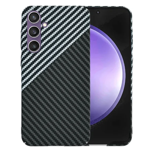 Techsuit - Carbonite FiberShell - Samsung Galaxy S23 FE - Stealth Gray