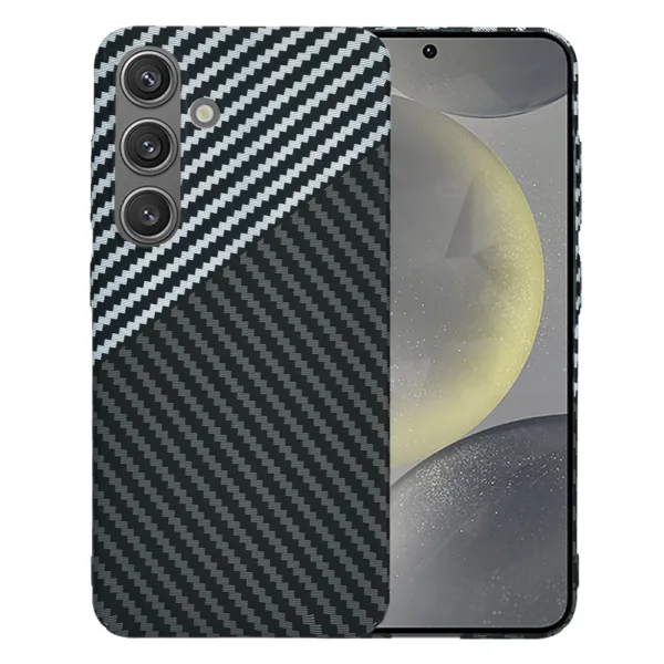 Techsuit - Carbonite FiberShell - Samsung Galaxy S24 - Stealth Gray