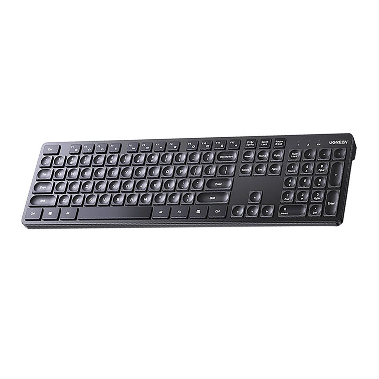 Ugreen KU004 90875 keyboard wired 1.5 m for Windows / MacOS - black