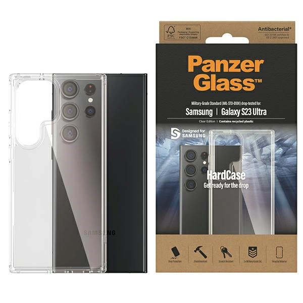 PanzerGlass ClearCase case for Samsung Galaxy S23 Ultra - transparent