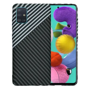 Techsuit - Carbonite FiberShell - Samsung Galaxy A51 4G - Stealth Gray