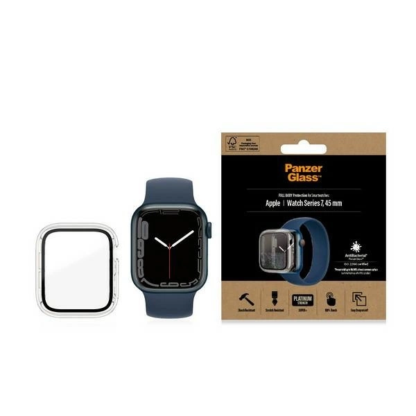 PanzerGlass Full Body case for Apple Watch 7 / 8 45 mm - transparent