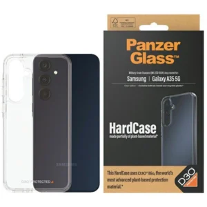 PanzerGlass HardCase with D3O® Bio and Military Grade certification for Samsung Galaxy A35 5G - transparent