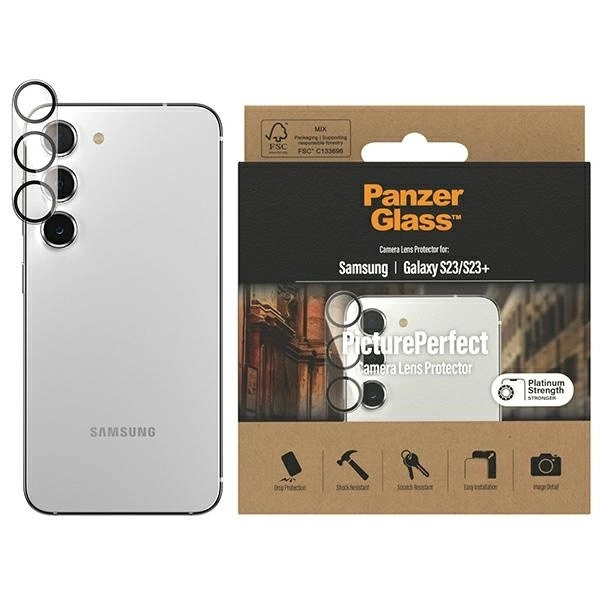 PanzerGlass Picture Perfect camera protection for Samsung Galaxy S23 / S23+