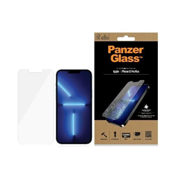 PanzerGlass Standard Super+ antibacterial tempered glass for iPhone 13 Pro Max