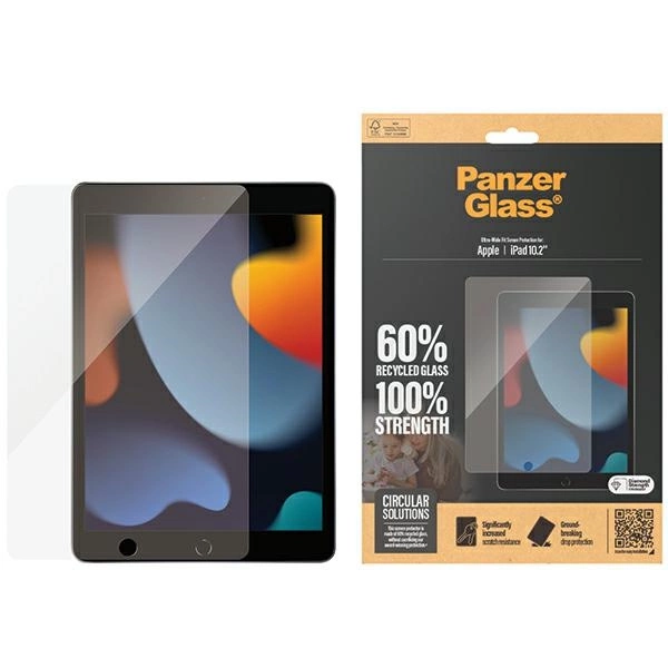 PanzerGlass Ultra-Wide Fit tempered glass for iPad 10.2"