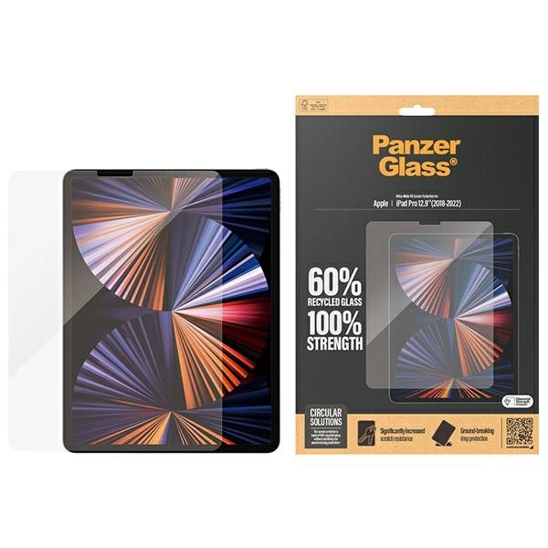 PanzerGlass Ultra-Wide Fit tempered glass for iPad Pro 12.9" 2018-2022