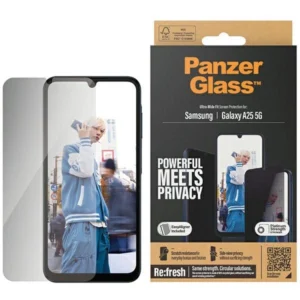 PanzerGlass Ultra-Wide Fit Tempered Glass with Positioner for Samsung Galaxy A25 5G