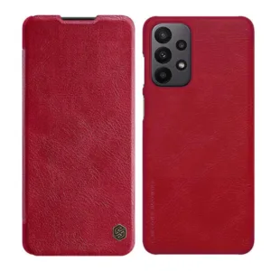 Nillkin - Qin Pro Leather Case - Samsung Galaxy S24 FE - Red