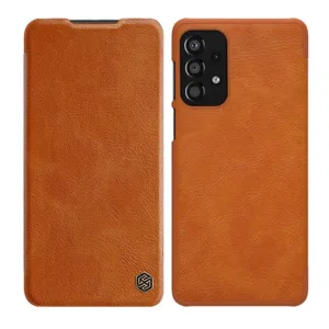 Nillkin - Qin Pro Leather Case - Samsung Galaxy S24 FE - Brown