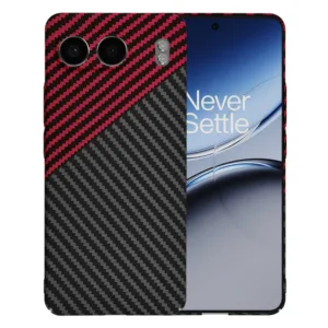 Techsuit - Carbonite FiberShell - OnePlus Nord 4 - Red Vortex