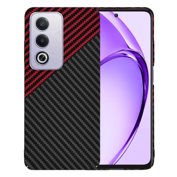 Techsuit - Carbonite FiberShell - Oppo A80 5G - Red Vortex