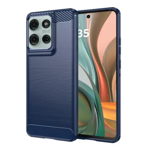 Techsuit - Carbon Silicone - Motorola Moto G75 - Blue