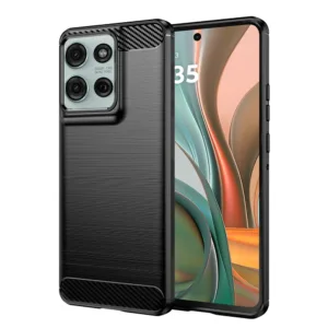 Techsuit - Carbon Silicone - Motorola Moto G75 - Black