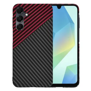 Techsuit - Carbonite FiberShell - Samsung Galaxy A16 4G / A16 5G - Red Vortex