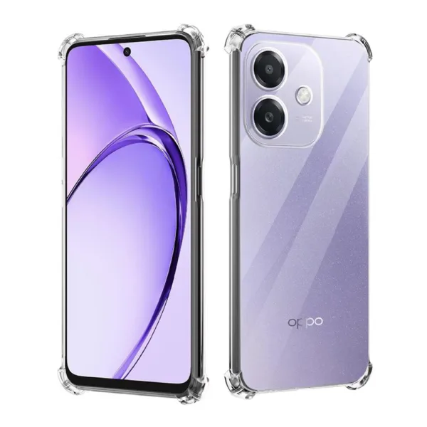 Techsuit - Shockproof Clear Silicone - Oppo A40 4G - Clear