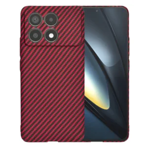 Techsuit - Carbonite FiberShell - Xiaomi Poco F6 Pro - Red