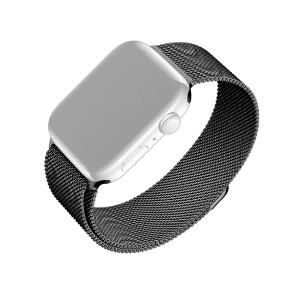 Fixed - Mesh Strap 35mm - Apple Watch 1/2/3/4/5/6/7/8/9/10/SE/SE 2/Ultra/Ultra 2 (42/44/45/46/49mm) - Black