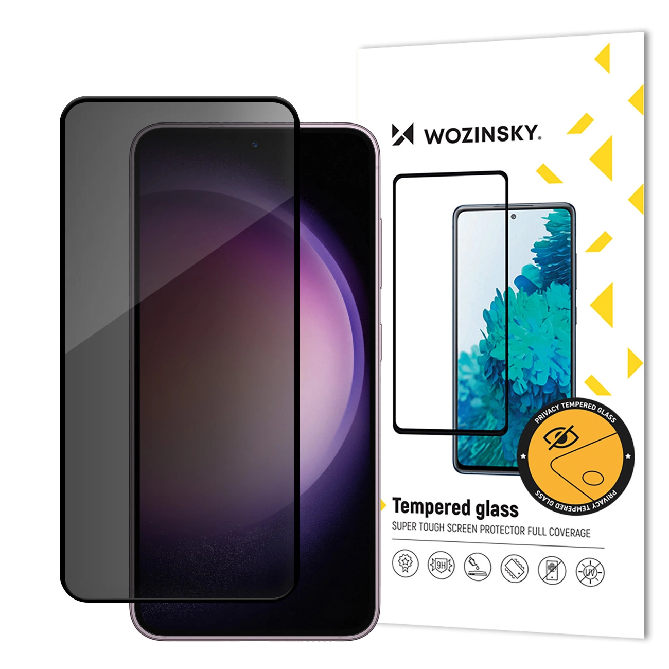 Wozinsky Privacy Glass tempered glass with anti-spy filter for Samsung Galaxy S24+