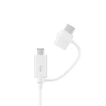 Samsung Combo EP-DG930DWEGWW Cable USB-A / micro USB - USB-C 1.5m - white