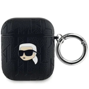 Karl Lagerfeld Monogram Karl Head case for AirPods 1 / 2 - black