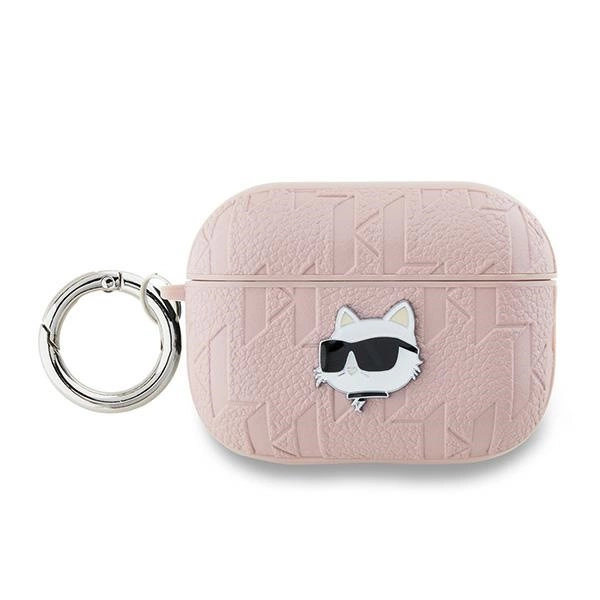 Karl Lagerfeld Monogram Choupette Head case for AirPods Pro 2 - pink