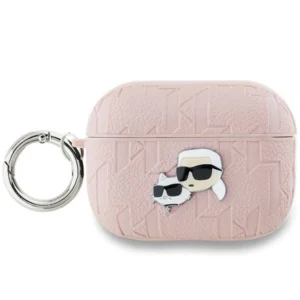 Karl Lagerfeld Monogram Karl & Choupette Head case for AirPods Pro 2 - pink