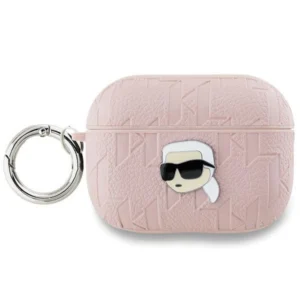 Karl Lagerfeld Monogram Karl Head case for AirPods Pro 2 - pink