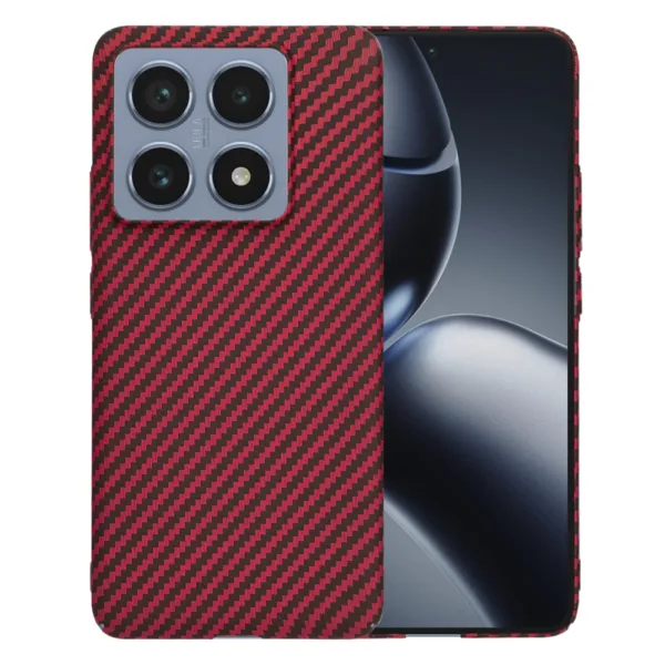 Techsuit - Carbonite FiberShell - Xiaomi 14T Pro - Red