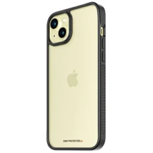 PanzerGlass ClearCase Case for iPhone 15 Plus / 14 Plus with Military Grade Certification - Clear & Black