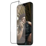 PanzerGlass Matrix Ultra-Wide-Fit hybrid glass for iPhone 15 Pro with positioner