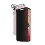 PanzerGlass Privacy Bundle 3in1 transparent case + privacy glass + camera cover for iPhone 15