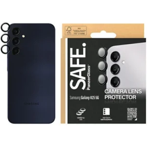 SAFE by PanzerGlass camera cover for Samsung Galaxy A25 5G - with black frame