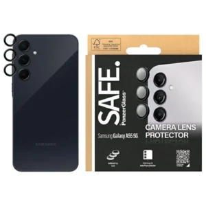 SAFE by PanzerGlass camera cover for Samsung Galaxy A55 5G - with black frame