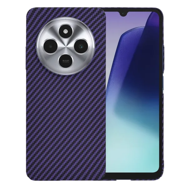 Techsuit - Carbonite FiberShell - Xiaomi Redmi 14C / Poco C75 - Purple