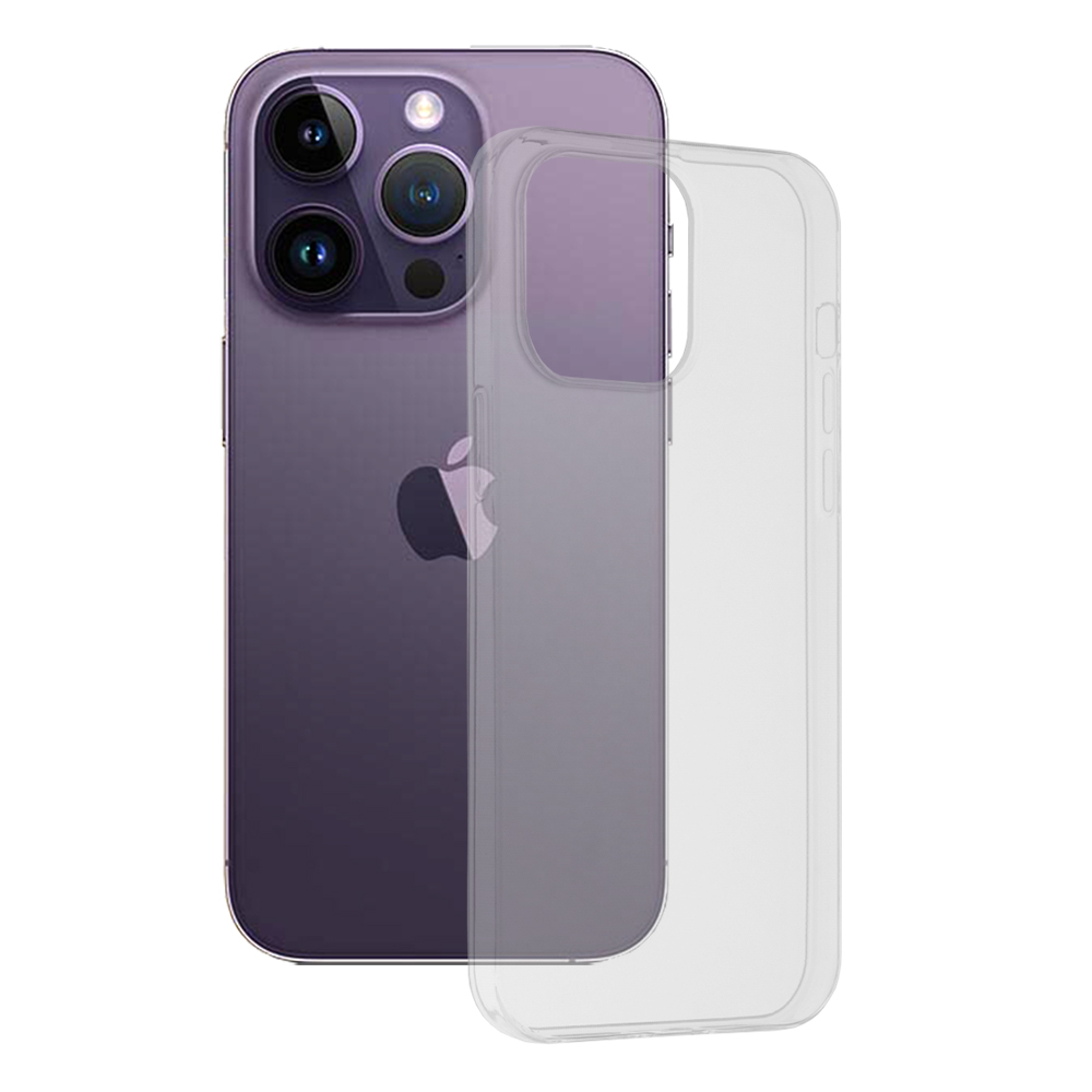 Techsuit - Clear Silicone - iPhone 14 Pro Max - Transparent