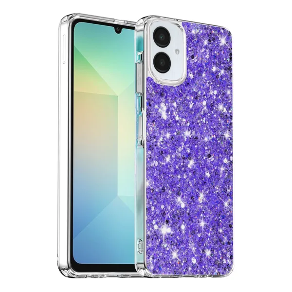 Techsuit - Sparkly Glitter - Samsung Galaxy A06 - Purple