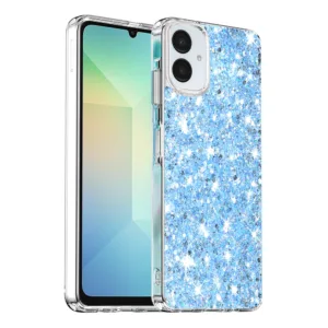 Techsuit - Sparkly Glitter - Samsung Galaxy A06 - Blue