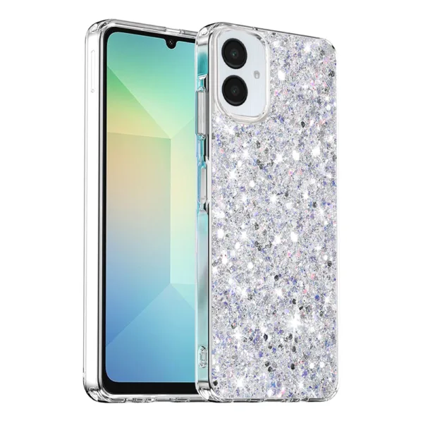 Techsuit - Sparkly Glitter - Samsung Galaxy A06 - White