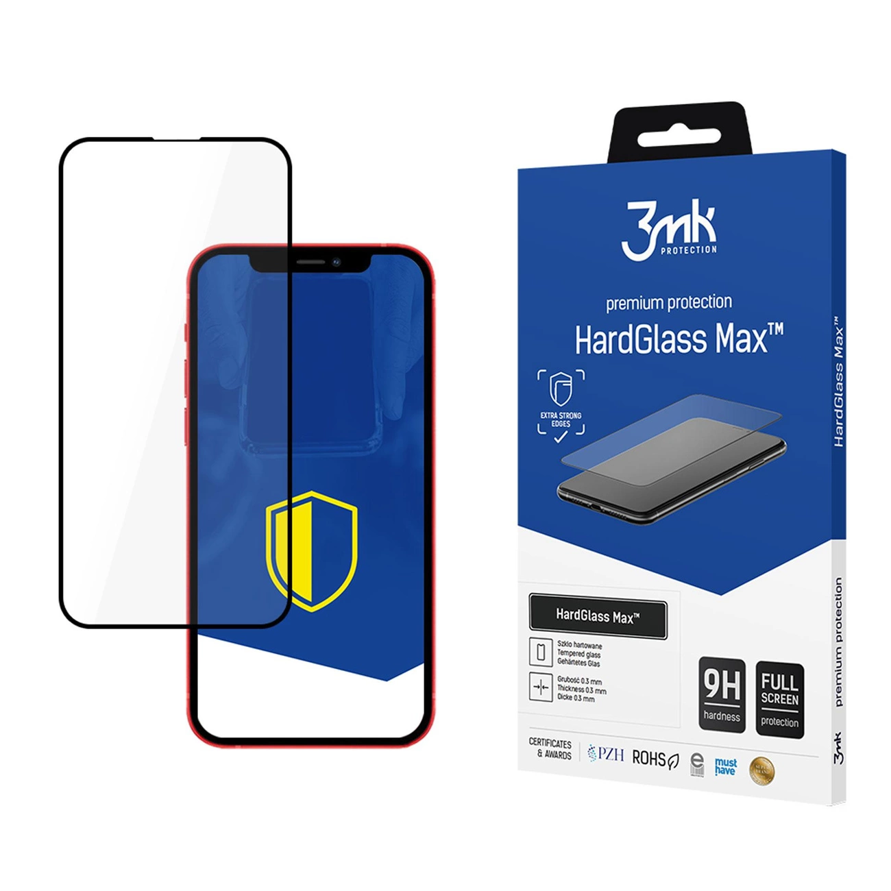 9H 3mk HardGlass Max™ glass for iPhone 13 mini