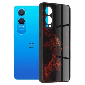 Techsuit - Glaze Series - OnePlus Nord CE4 Lite - Red Nebula