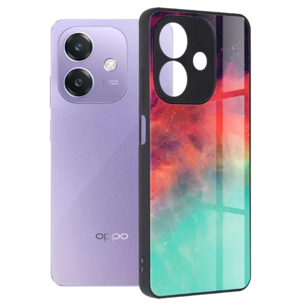 Techsuit - Glaze Series - Oppo A40 4G / A60 5G - Fiery Ocean