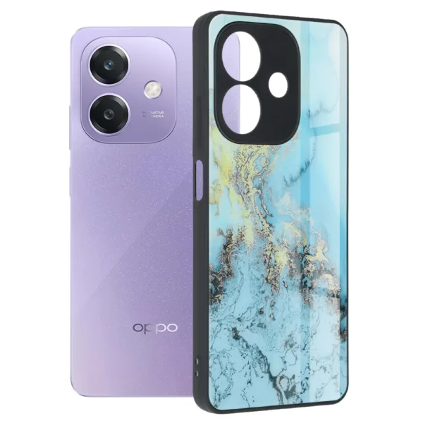 Techsuit - Glaze Series - Oppo A40 4G / A60 5G - Blue Ocean