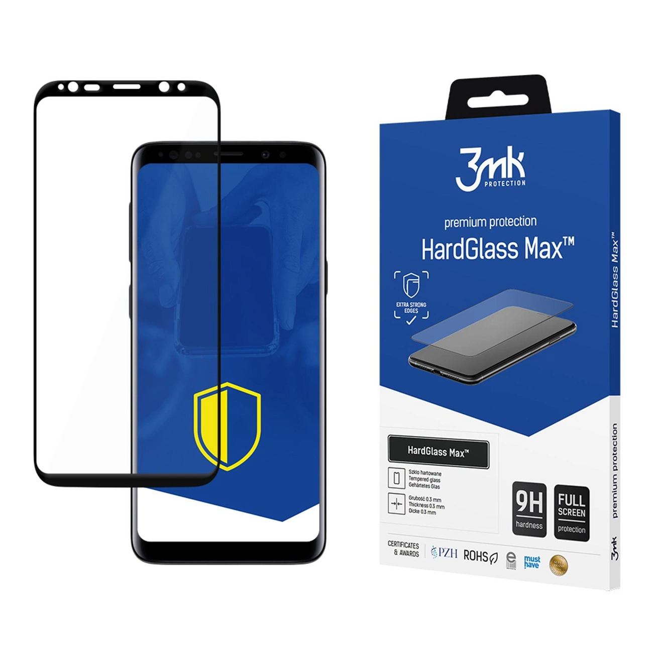 9H 3mk HardGlass Max™ glass for Samsung Galaxy S9+