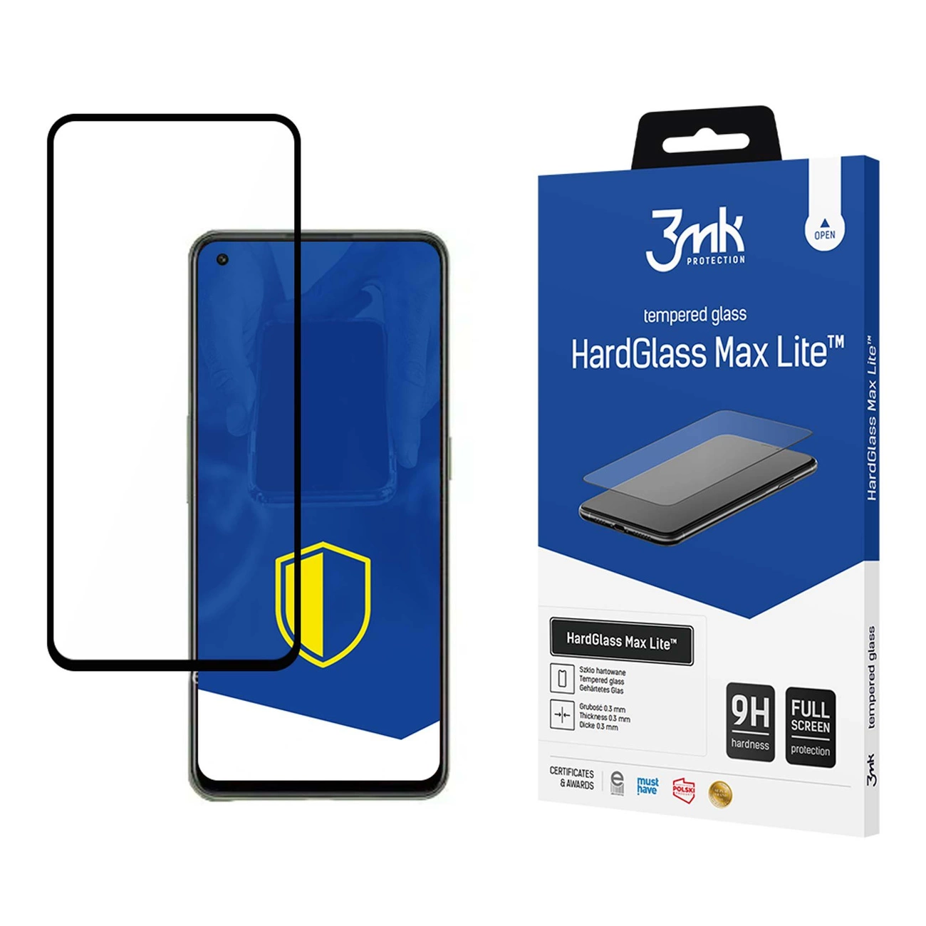 9H 3mk HardGlass Max Lite™ glass on OnePlus Nord CE 2 Lite 5G